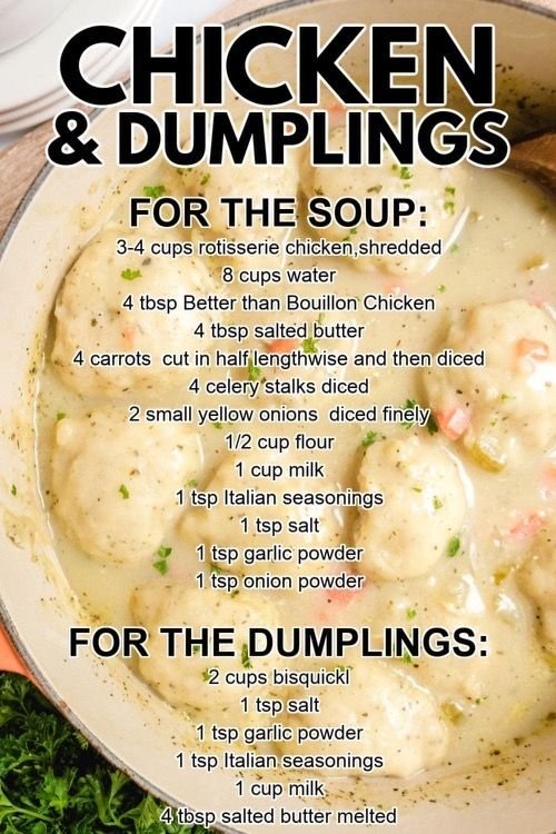 Old Fashioned Homemade Chicken and Dumplings Recipe | Comfort food dinner ideas, Easy chicken dumpling soup, Steam veggies