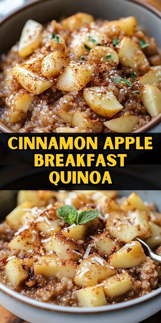 Cinnamon Apple Breakfast Quinoa