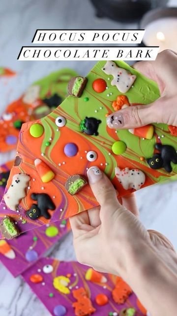 Halloween treats hocus pocus | Hocus pocus dessert board, Hocus pocus chocolate, Halloween chocolate