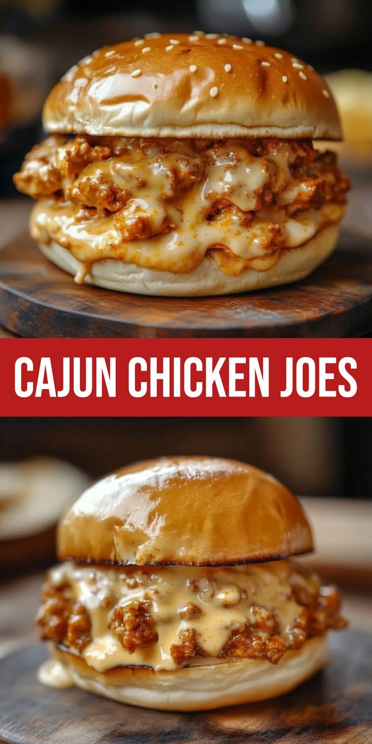 Cajun Chicken Burgers