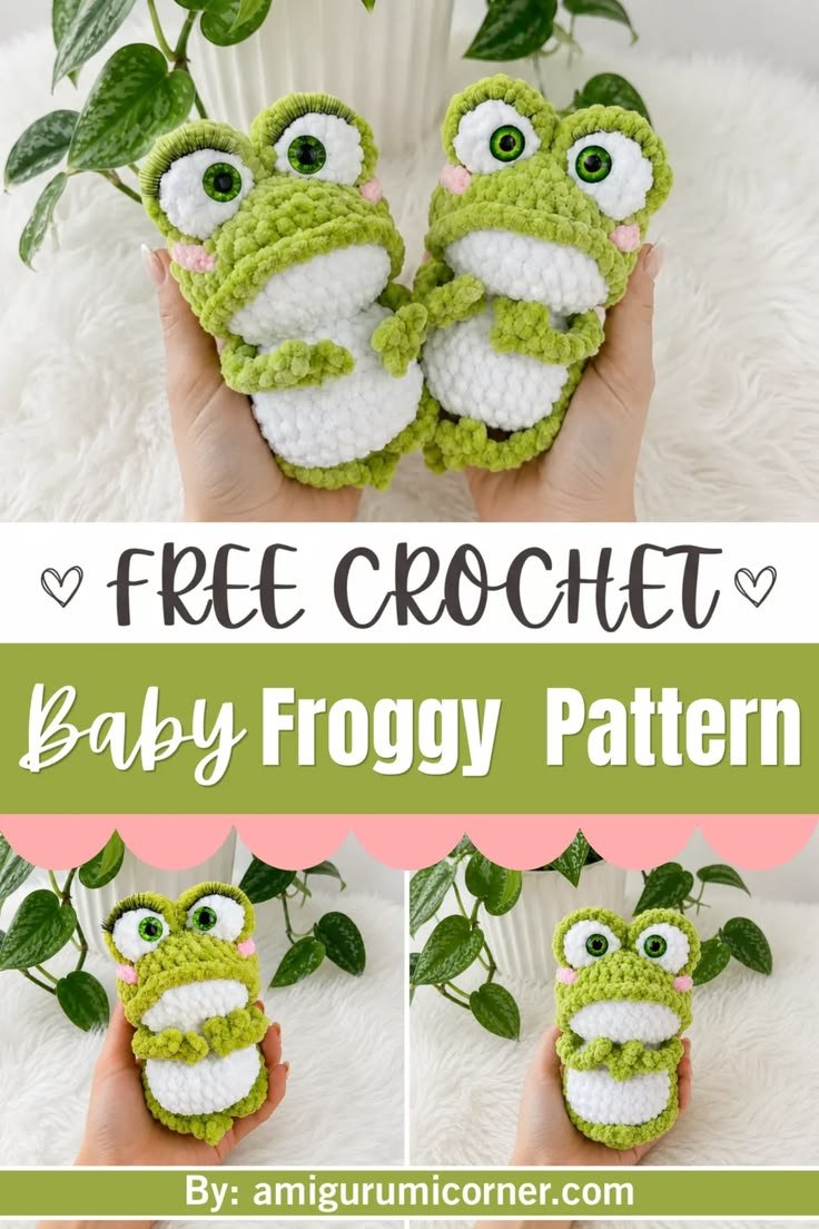 Crochet Velvet Frog