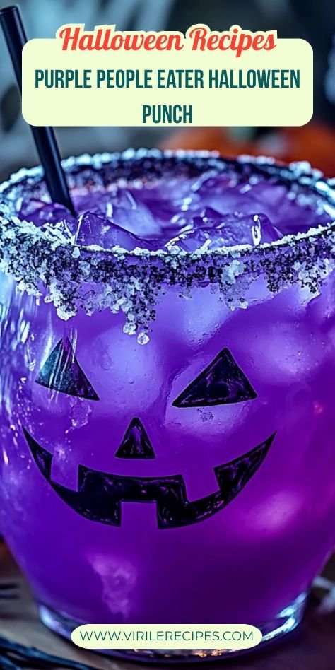 Purple People Eater Halloween Punch (Kid-Friendly & Fun!)