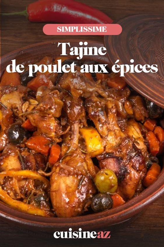 Tajine de poulet aux épices