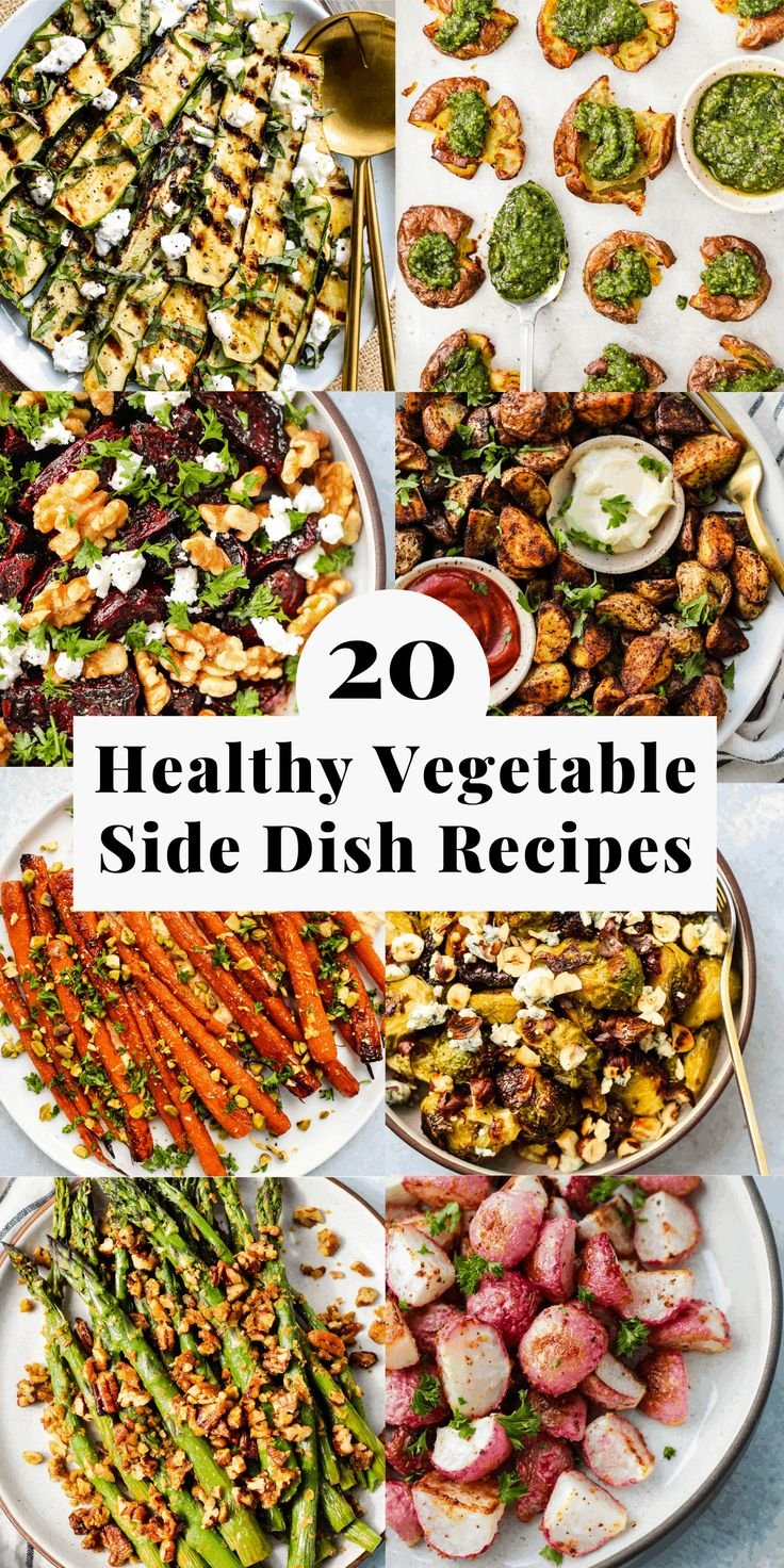 35+ Easy, Healthy Vegetable Side Dish Recipes | Walder Wellness, RD