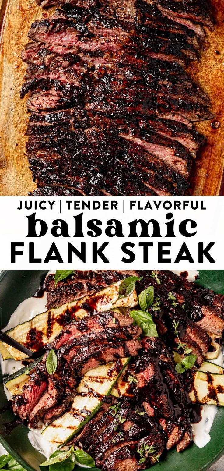 Balsamic Flank Steak
