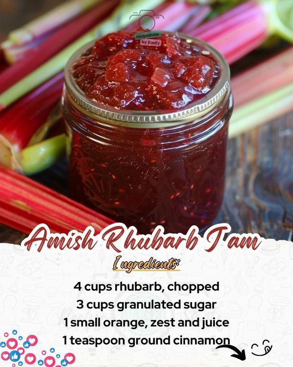 Amish Rhubarb Jam