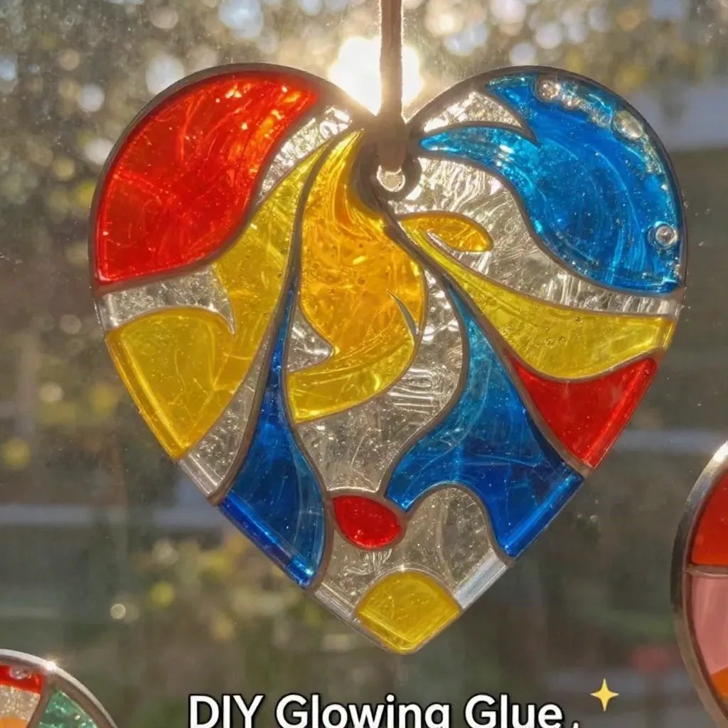 How to Make DIY Glue Suncatchers: Easy Window Decor 19 DIY Glue Suncatchers