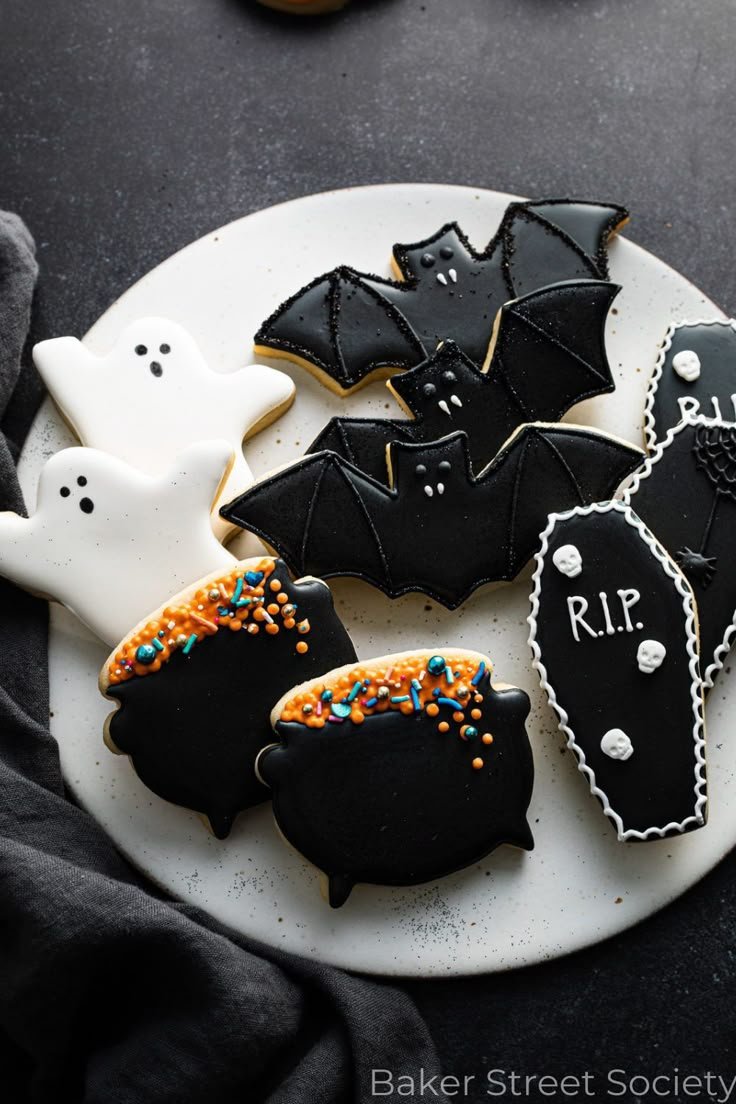 Halloween Royal Icing Cookies | Baker Street Society