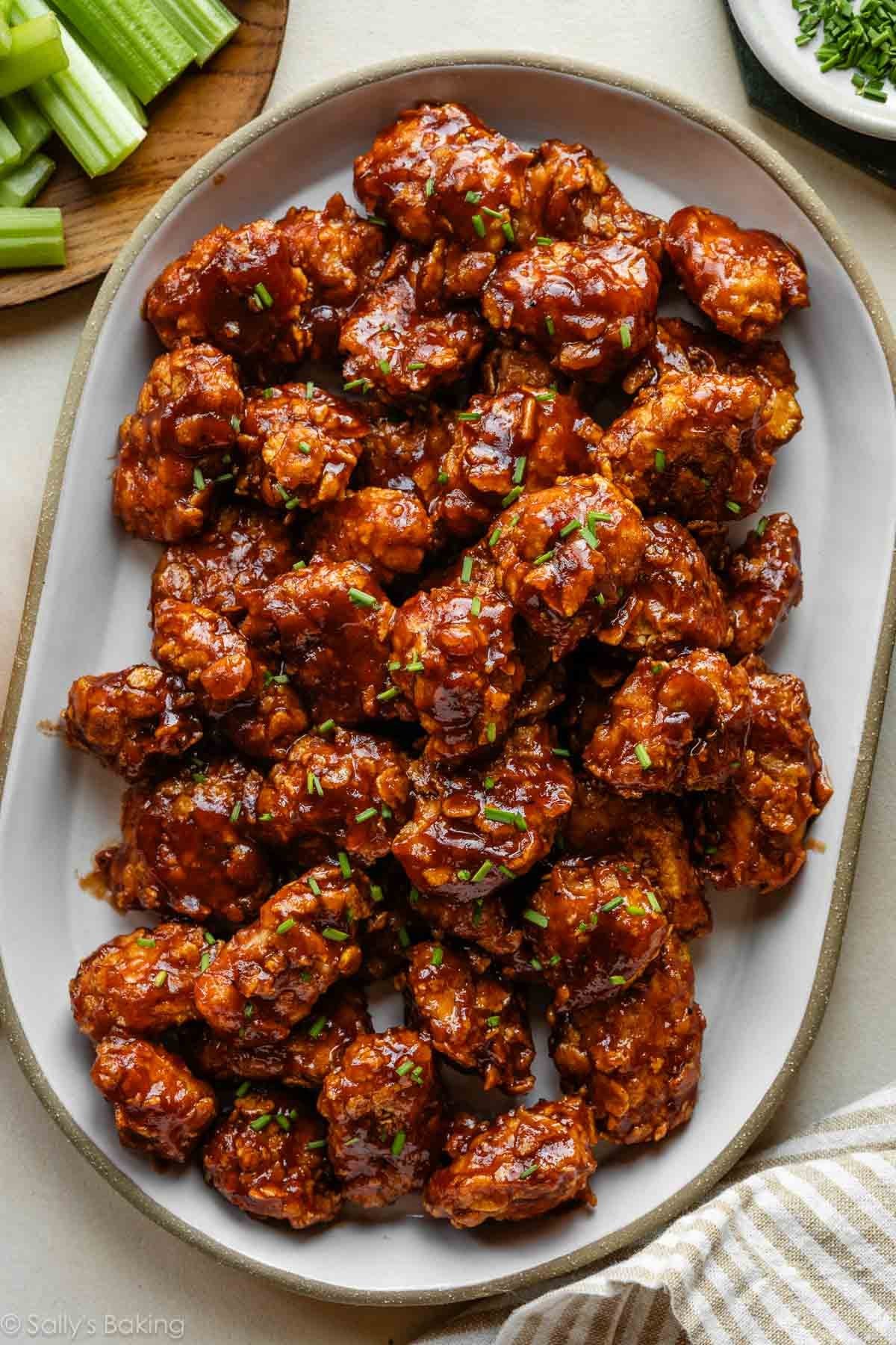 Baked Honey BBQ Chicken Bites
