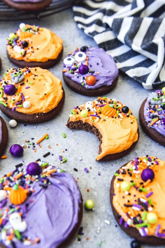 Chocolate Lofthouse Frosted Sugar Cookies