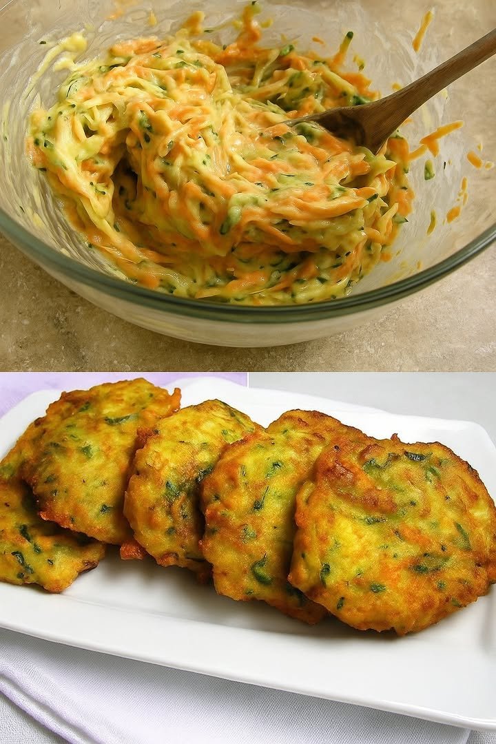 Frittelle di zucchine e carote