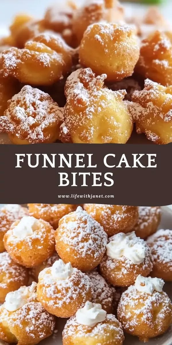 Funnel Cake Bites