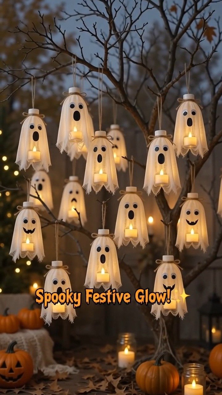 DIY Halloween Glass Bottle Lanterns 17 Halloween Glass Bottle Lanterns DIY