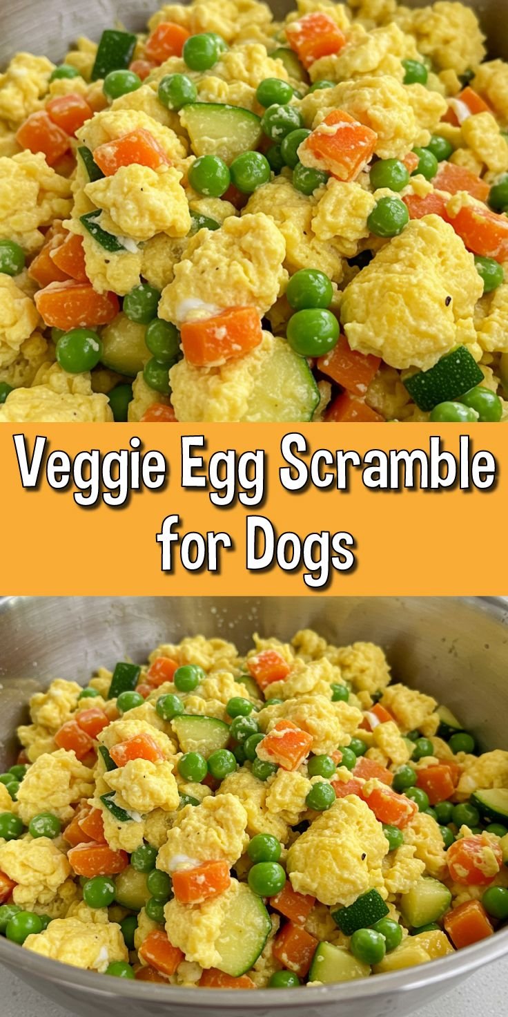 Veggie Egg Scramble for Dogs