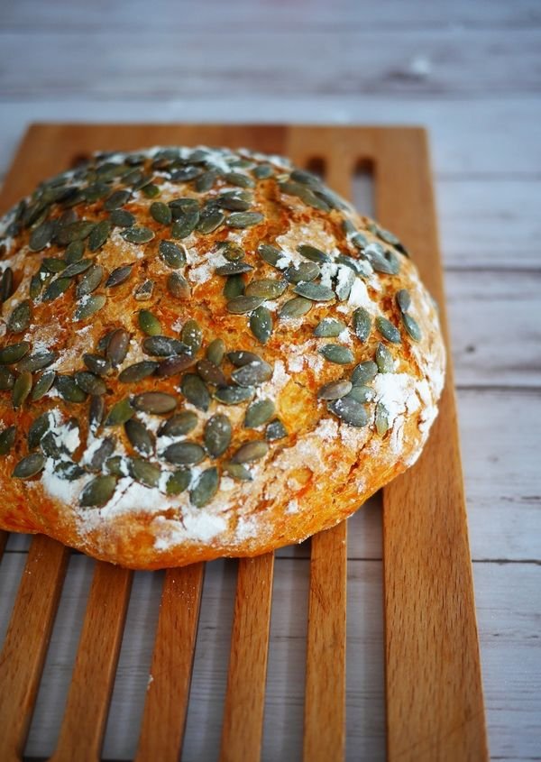 Pain au potiron | Pain citrouille, Citrouille recette salé, Potimarron