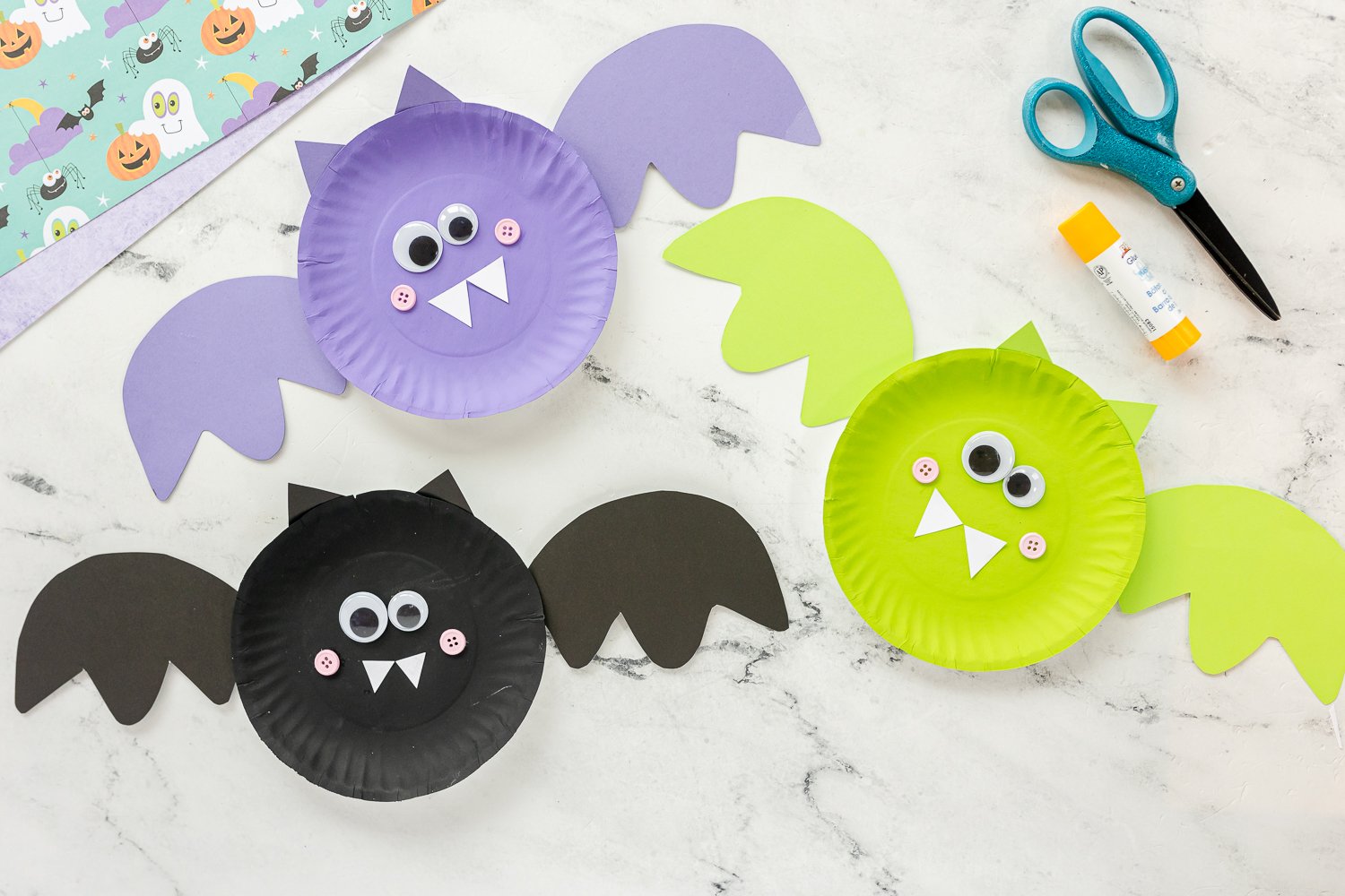 Paper Plate Bat - Made To Be A Momma