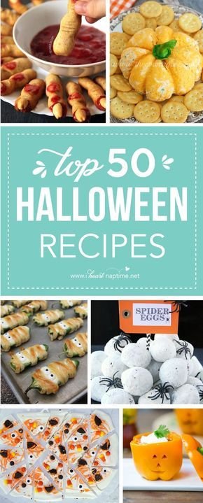 Easy Halloween Recipes - I Heart Naptime | Halloween cooking recipes, Best halloween dinner ideas, Halloween party recipes food