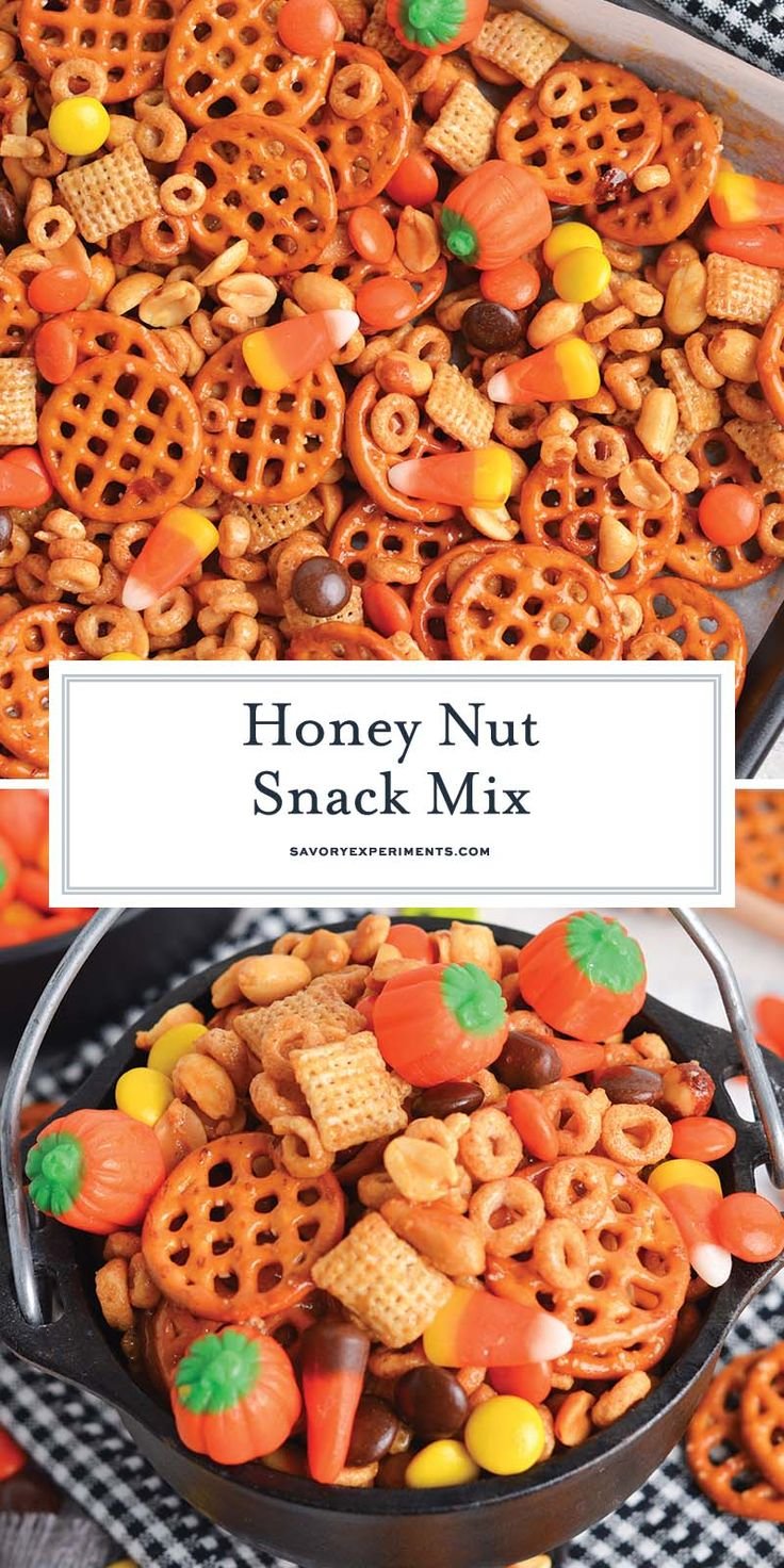 Honey Nut Halloween Snack Mix
