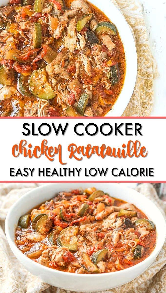 Slow Cooker Ratatouille with Chicken