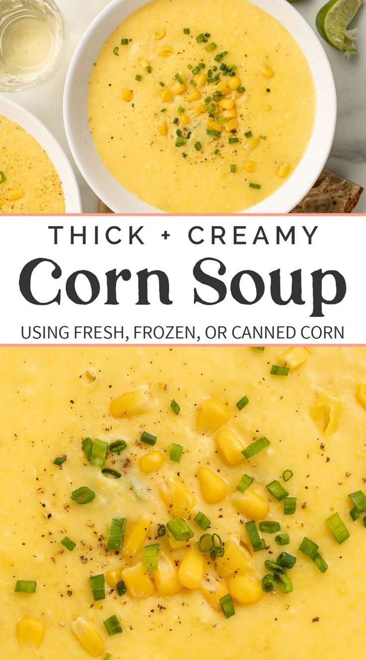 Creamy Corn Soup Recipe: Enjoy Year-Round! | Corn soup recipes, Sweet corn soup, Soup ideas