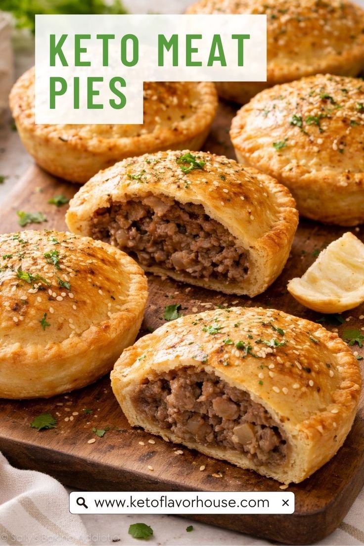 Keto Meat Pies | Low Carb, Flaky & Comfort-Food Perfect Snack