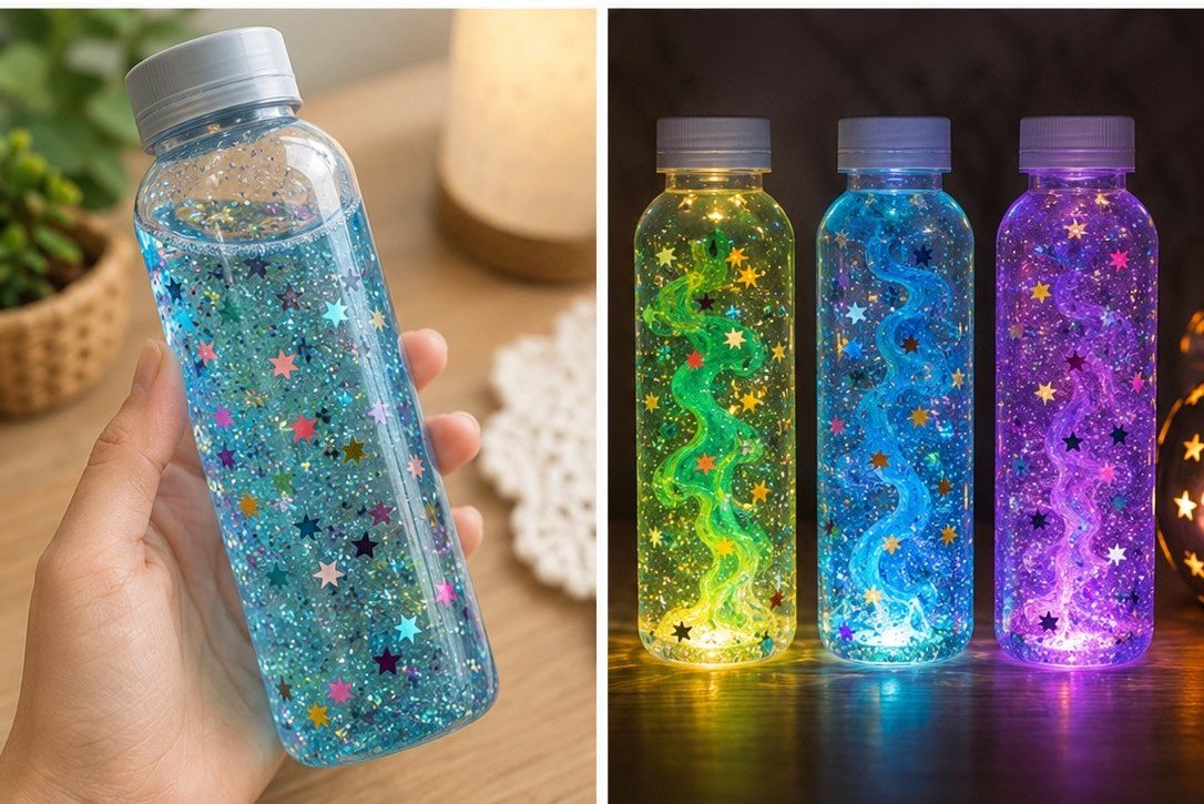 Sparkling Sensory Bottle for Calm Playtime 7 Sparkling Sensory Bottle