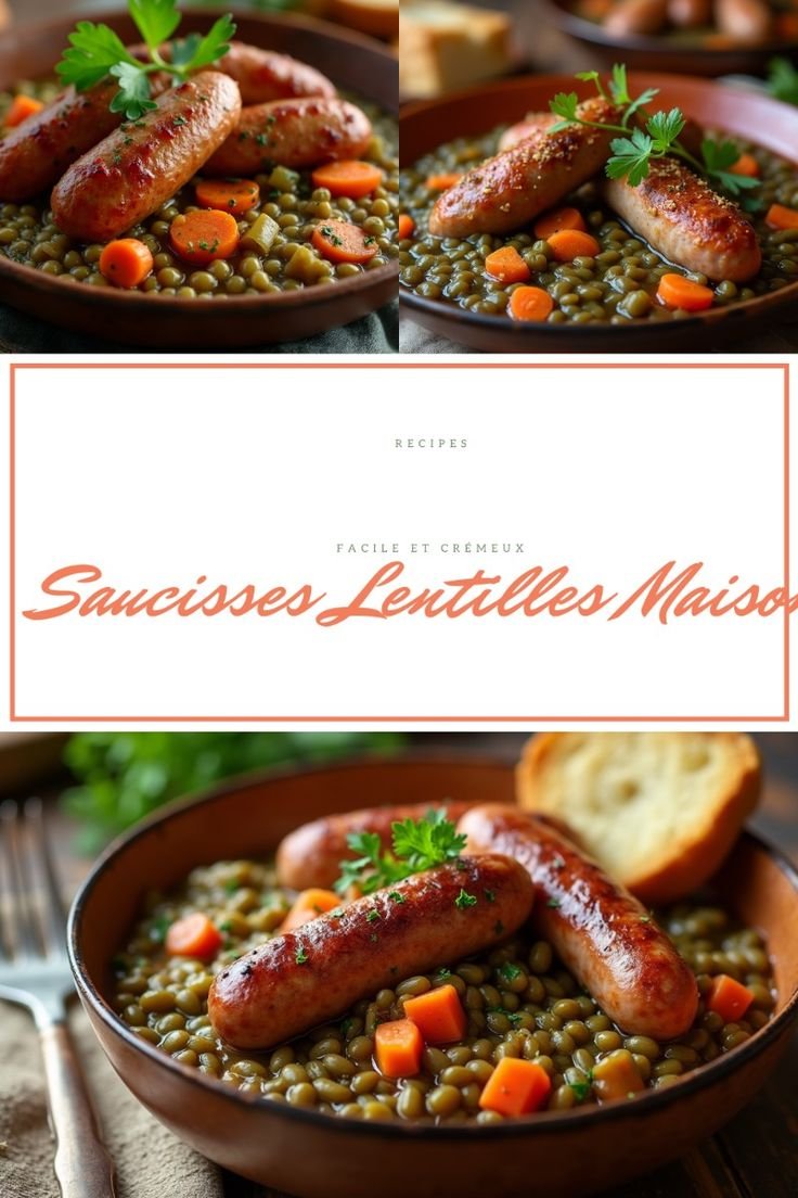 Saucisses Lentilles : La Recette Facile pour un Plat Savoureux !
