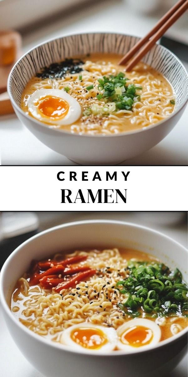 Creamy Ramen Recipe (See the Recipe!)