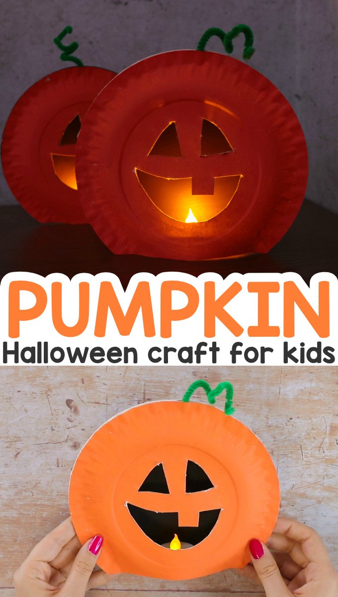 Paper Plate Pumpkin Craft Tutorial