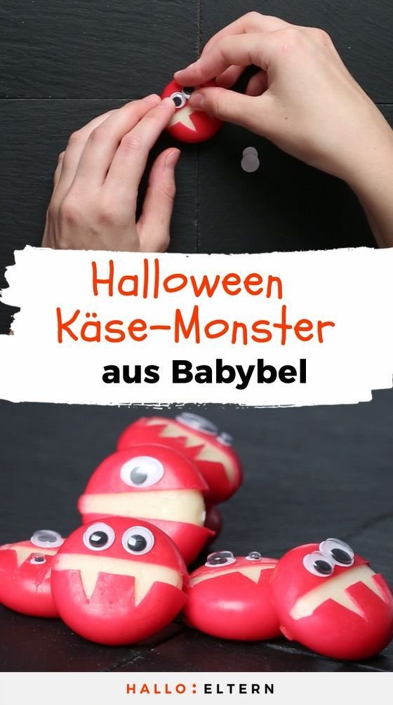 Babybel-Monster: Leckere Käse-Monster für deine Party