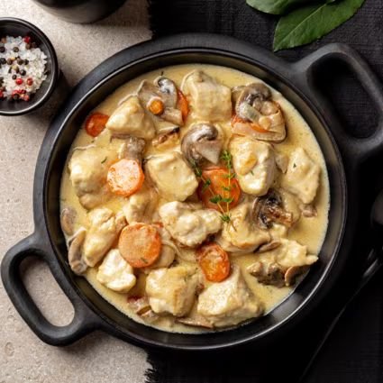Blanquette de poulet version rapide : la recette parfaite pour un dimanche midi