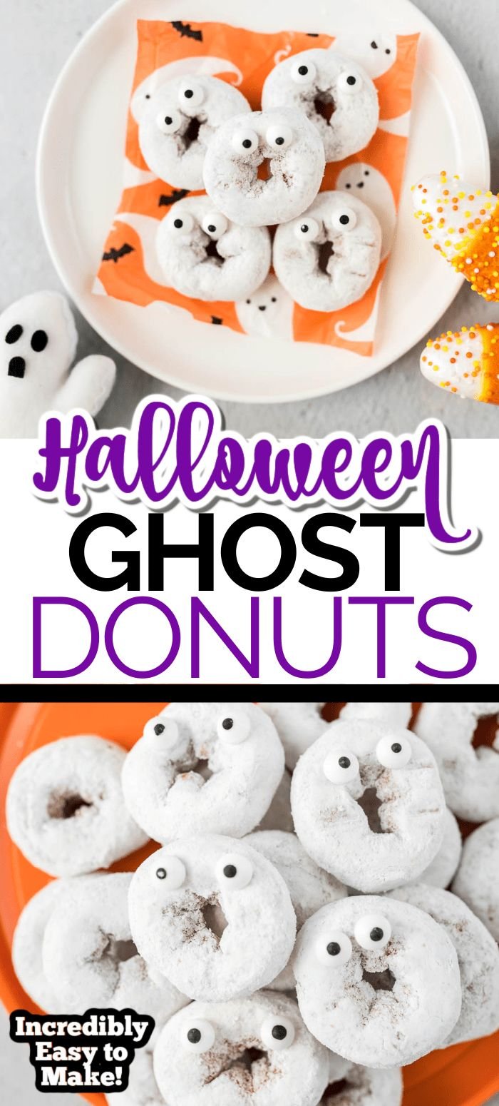 Halloween Ghost Donuts