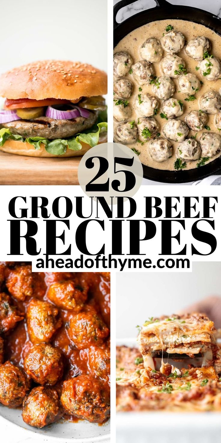 Ground Beef Dinner Inspirations
