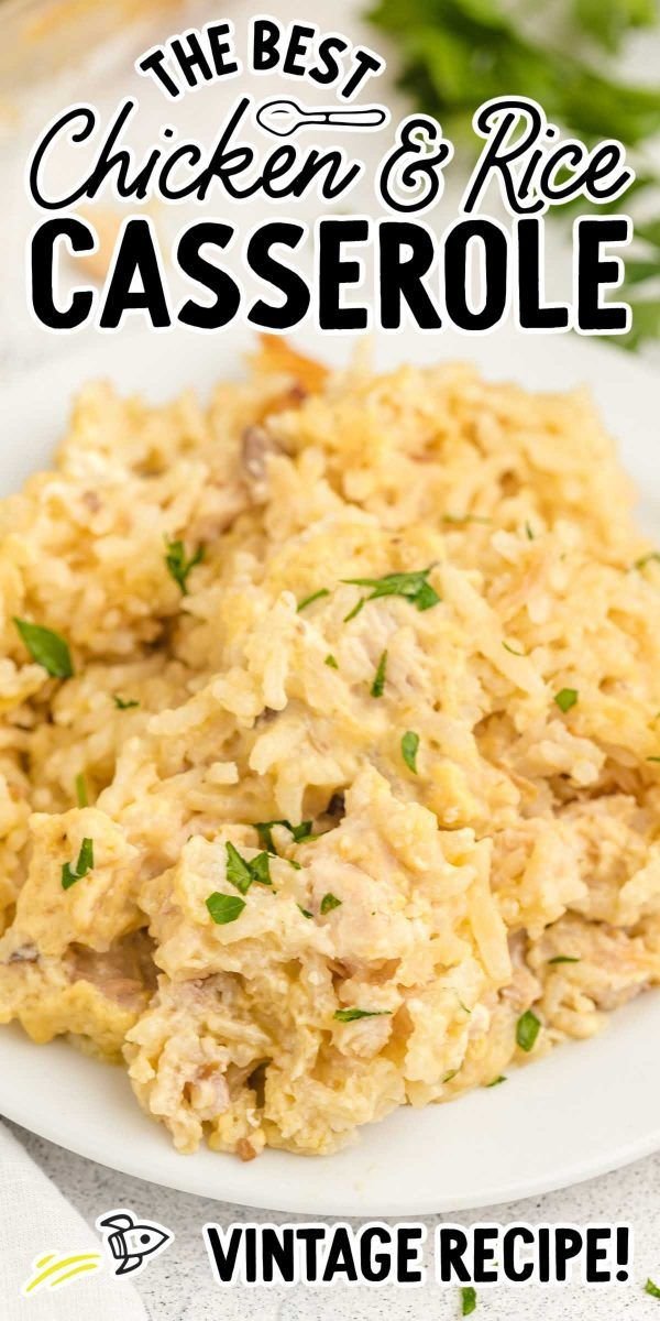 The best chicken and rice | Chicken with white rice recipes, Make ahead chicken and rice casserole, Chicken rice casserole recipes