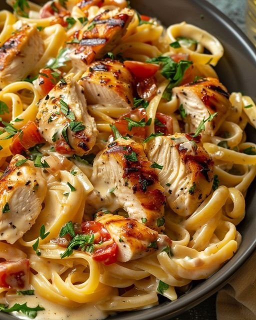 Tagliatelle mit 150 g Hähnchenbrustfilets sowas von lecker - Kochen Mit Uns