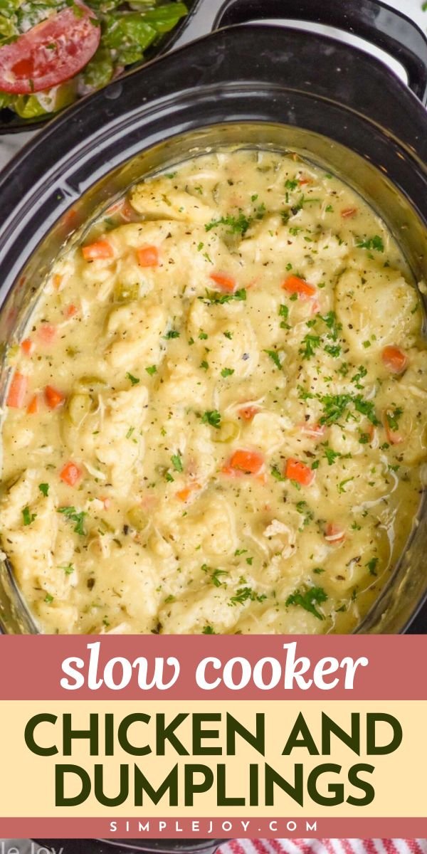 Slow Cooker Chicken and Dumplings