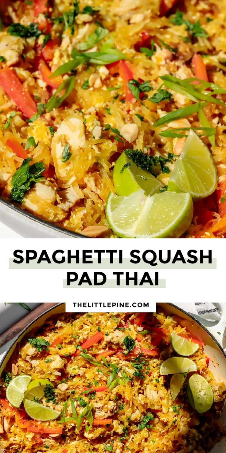 Spaghetti Squash Pad Thai