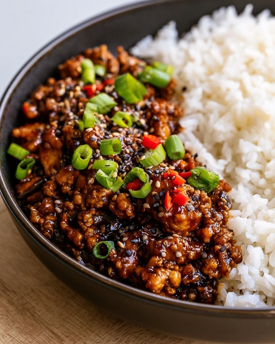 Firecracker-Spiced Ground Chicken