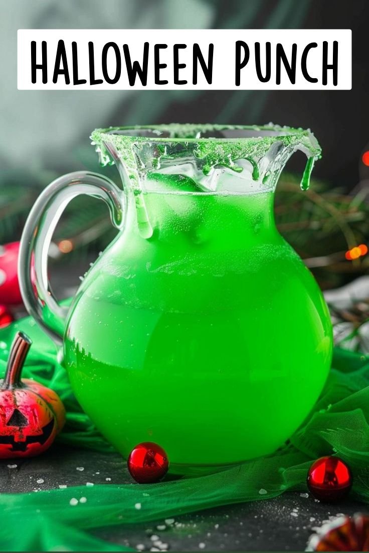 Spooky Halloween Party Punch: Fruity, Bubbly, & Bewitched