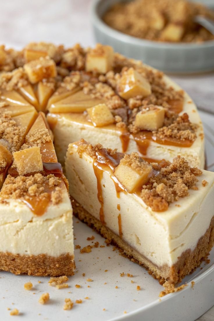 Salted Caramel Apple Pie Cheesecake Recipe 2026