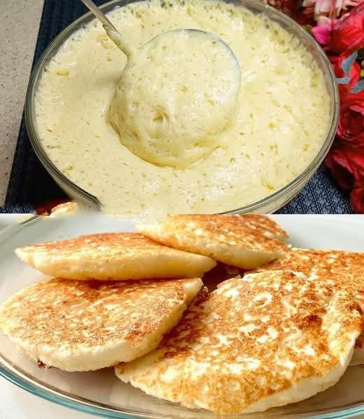 Gesunde Apfel-Joghurt-Pfannkuchen