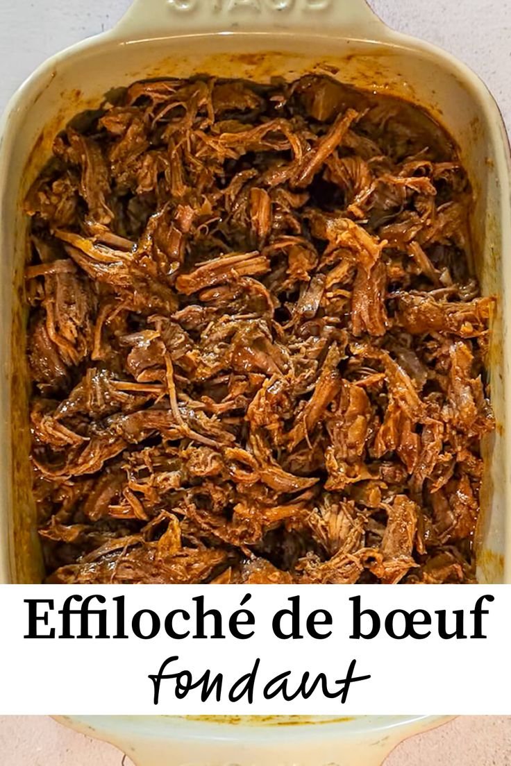 Effiloché de bœuf fondant