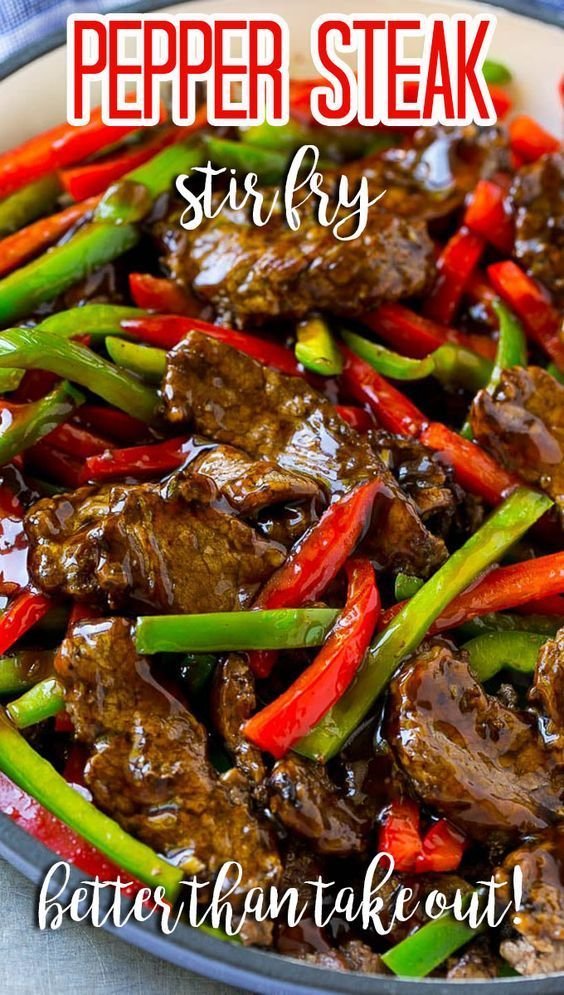 PEPPER STEAK STIR FRY