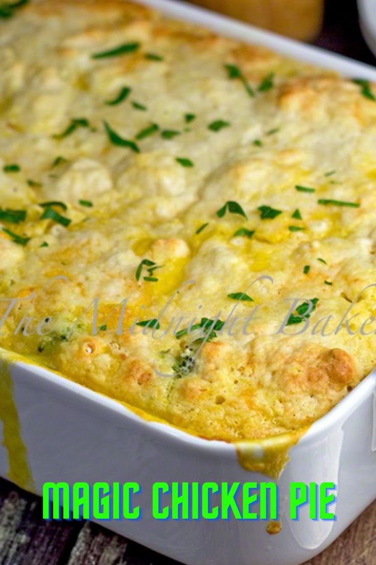 Magic Chicken Pie Recipe