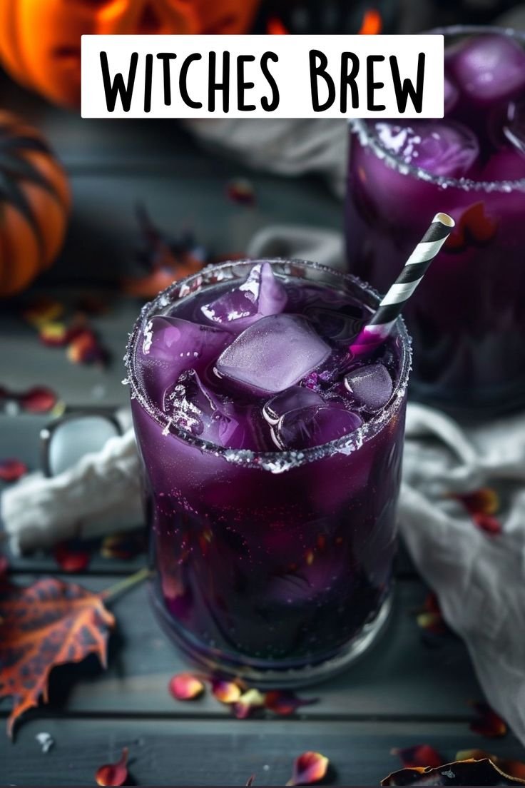 Easy 4-Ingredient Witches Brew Cocktail