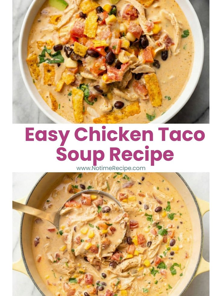 Easy Chicken Taco Soup Recipe