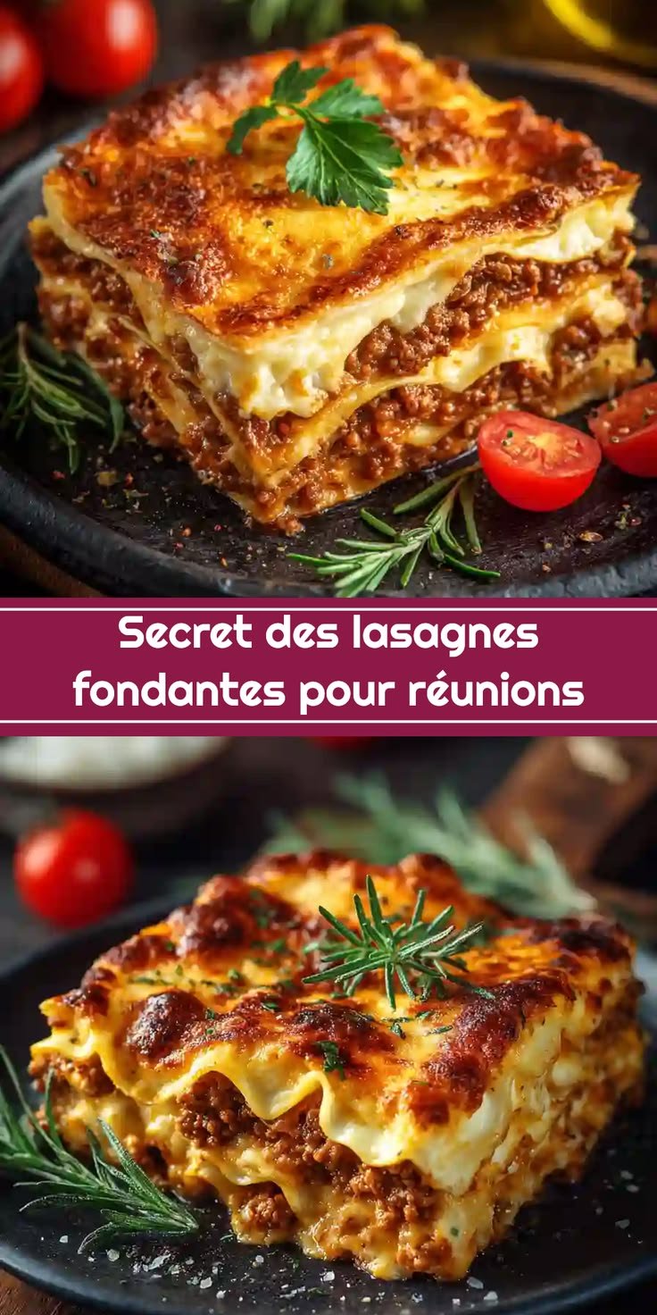 Quel Est Le Secret Des Lasagnes Bolognaise Béchamel Fondantes Pour Réunions Gourmandes ?