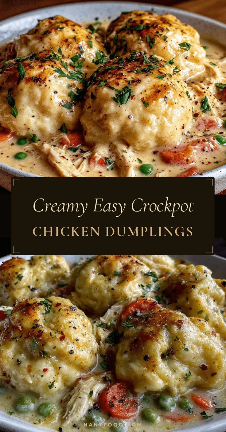 Easy Crockpot Chicken and Dumplings Recipe for Cozy Slow Cooker Meals