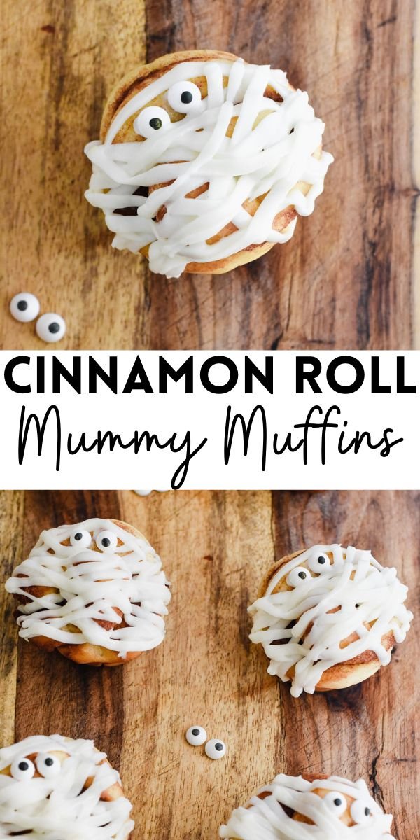 Cinnamon Roll Mummy Muffins