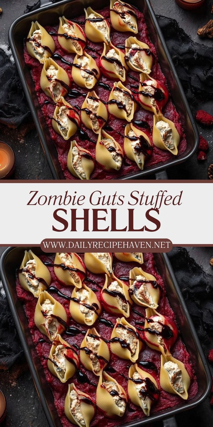 Zombie Guts Stuffed Shells 🧟‍♂️